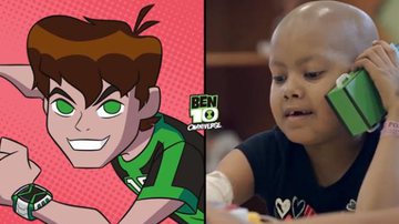 Imagem Heróis telefonam para crianças que lutam contra o câncer