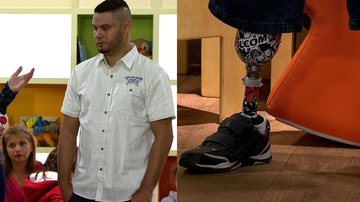 Imagem Vítima de erro médico aos 4 anos, Renato precisa de novas próteses para caminhar