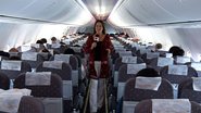 Imagem Mulheres que passaram a ter medo de avião após se tornarem mães