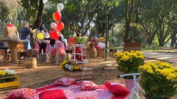 Festa de aniversário de Lolô e Titi: piquenique na praça - Foto: arquivo pessoal
